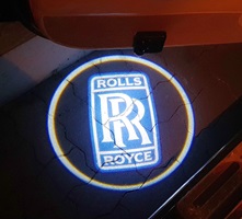 LED-Logo am Rolls-Royce Silver Shadow II